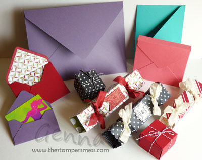  QANYEGN Envelope Punch Board, 4 in 1 Craft Wrap